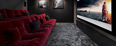 Дизайн домашнего кинотеатра-1, Эргономичный диван ДеФранс для домашнего кинотеатра